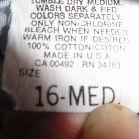 Vintage Lee Jeans Mom Jeans Sz 16 Made in USA - Picture 8 of 8